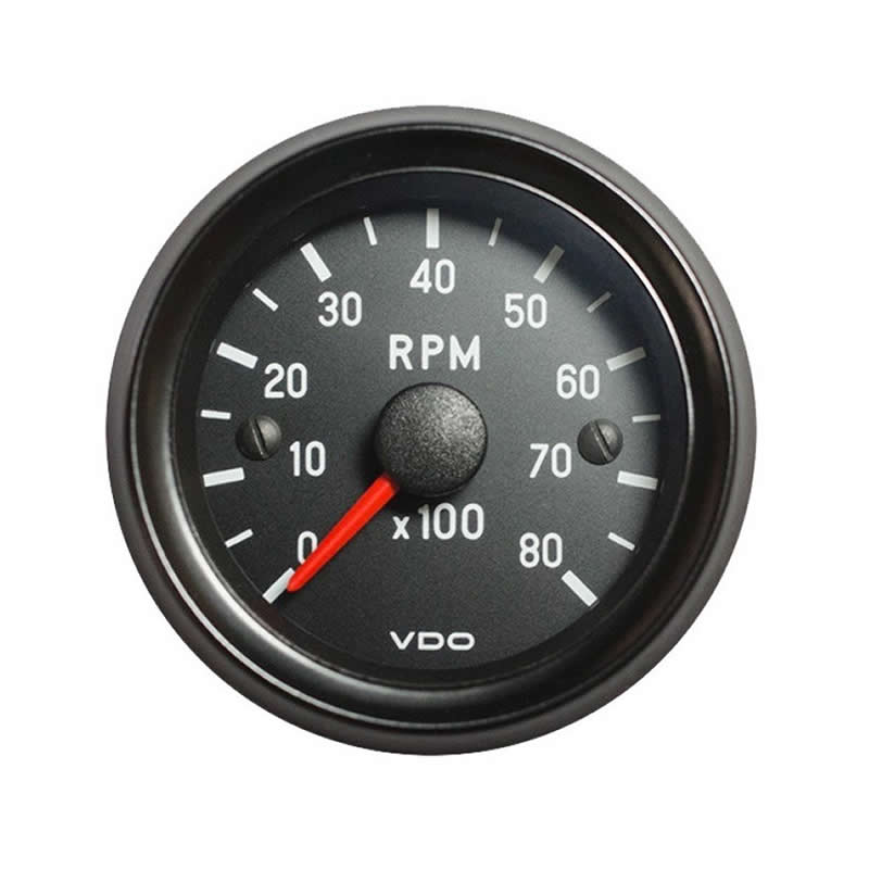 VDO Cockpit International Tachometer 4.000 RPM 80mm 12V